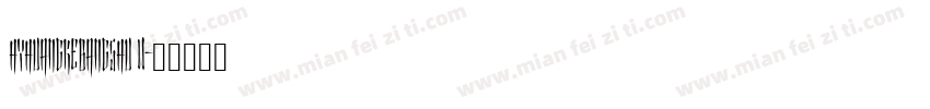 HYHuangKeBangShu W字体转换